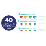 Teacher Created Resources Easy-Stack Cardboard Blocks, 40 Pieces (TCR11532)