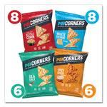 Popped Corn Chips Snacks Variety Pack, Assorted Flavors, 1 oz Bag, 28/Pack
