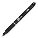 Fine Tip Permanent Marker Value Pack with (1) Bonus S-Gel 0.7 mm Black Ink Pen, Fine Bullet Tip Markers, Black Ink, 36/Pack