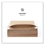 Expandable Mailer, Self-Adhesive Closure, 13.5 x 15.37 x 2.5, Kraft, 250/Carton