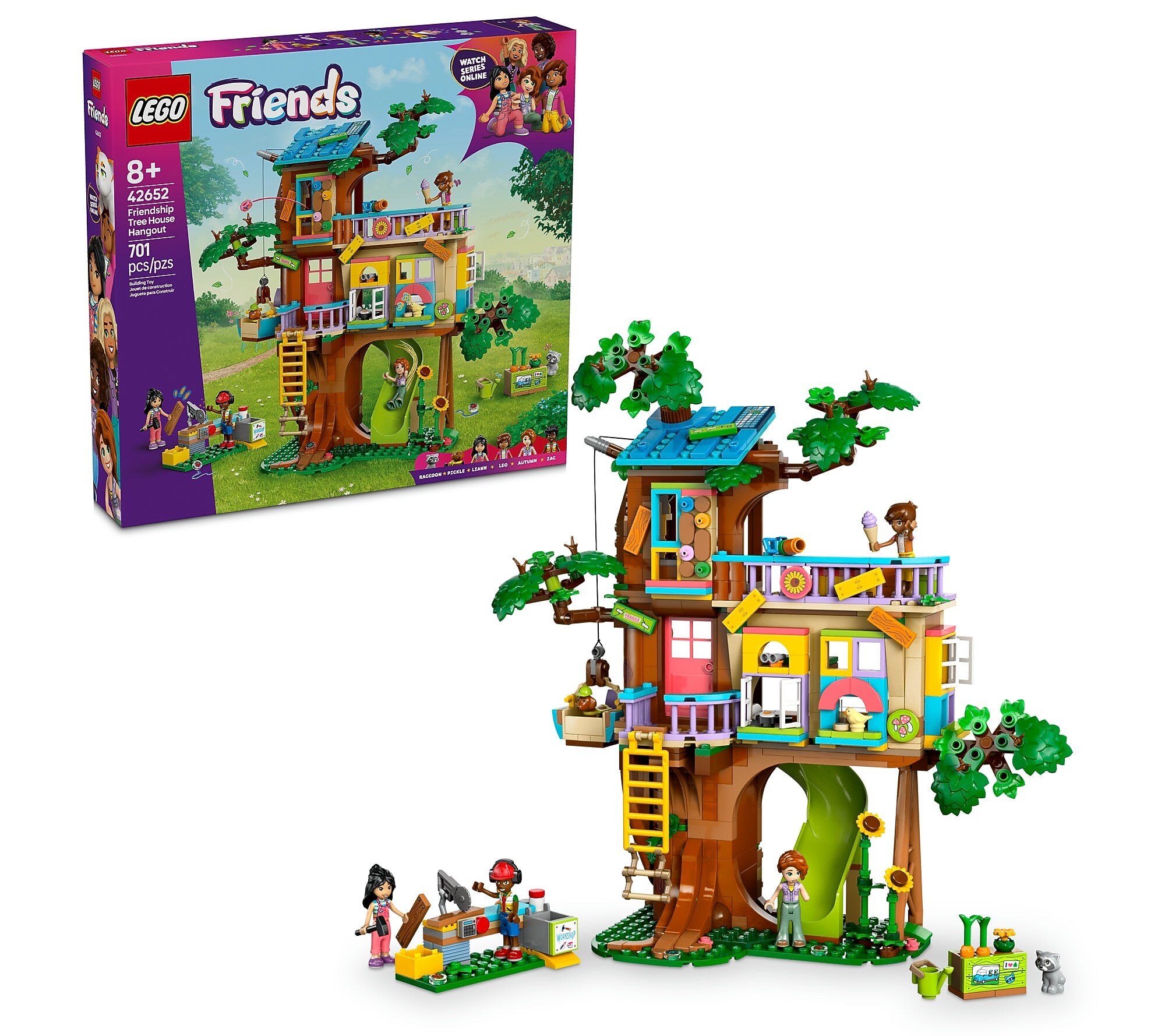 LEGO Friends Friendship Tree House Hangout, 701 Pieces (42652)