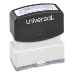 Message Stamp, Completed, Pre-Inked One-Color, Blue Ink