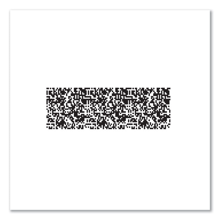 Security Stamp, Obscures Area 1.69 x 0.56, Black
