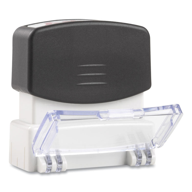 Message Stamp, Paid Online, Pre-Inked One-Color, Red