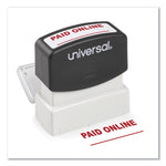 Message Stamp, Paid Online, Pre-Inked One-Color, Red