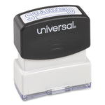 Message Stamp, Scanned, Pre-Inked One-Color, Blue