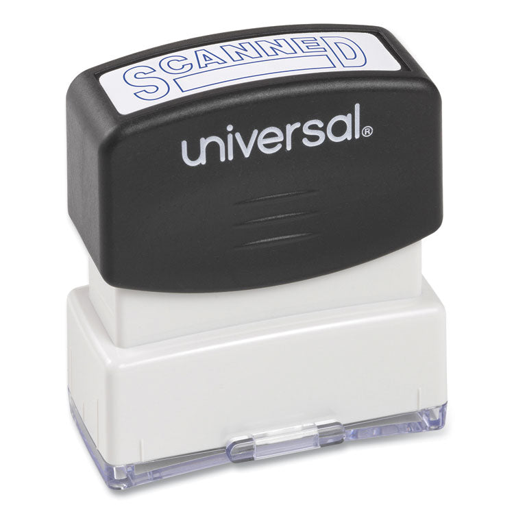 Message Stamp, Scanned, Pre-Inked One-Color, Blue