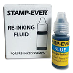 Refill Ink For Clik! And Universal Stamps, 7 Ml Bottle, Blue