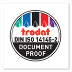 T4850 Printy Replacement Pad for Trodat Self-Inking Stamps, 0.19" x 1", Blue/Red