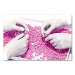 Latex Examination Gloves, Powder-Free, Small, 5 mil Thick, 9.45" Long, Cream, 100/Box, 10 Boxes/Carton