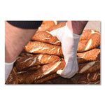 Stretch Vinyl Examination Gloves, Powder-Free, Large, 5 mil Thick, 9.45" Long, Cream, 100/Box, 10 Boxes/Carton
