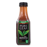 Pure Leaf Unsweetened Iced Black Tea, 16.9 oz Bottle, 18/Carton