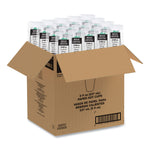 Compostable Paper Hot Cups, 8 oz, White/Green, 1,000/Carton