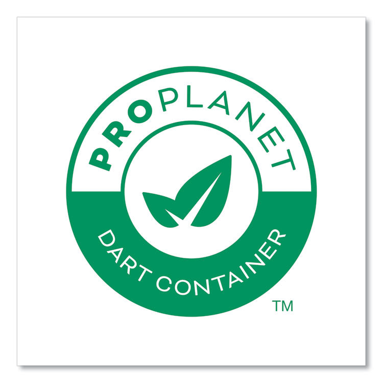 Compostable Paper Hot Cups, 10 oz, White/Green, 1,000/Carton