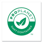 Compostable Paper Hot Cups, 16 oz, White/Green, 1,000/Carton