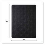 Ergonomic Sit Stand Mat, 48 x 36, Black, 25/Pallet