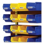 Surface Safe ID Labels, 3 x 5, White, 4/Sheet, 50 Sheets/Box