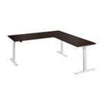 Bush Business Furniture Move 60 Series 72"W L Shaped Adjustable Standing Desk, Mocha Cherry (M6SL7278MRWK)