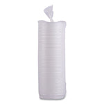 Hot Cup Lids, Fits 8 oz Hot Cups, Plastic, White, 50/Sleeve, 20 Sleeves/Carton