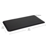 Mind Reader Anti-Fatigue Standing Desk Mat, 39.5" x 20.25", Black (SDMAT-BLK)