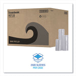 Souffle/Portion Cup Lids, Fits 1 oz Portion Cups, Plastic, Clear, 2,500/Carton