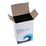 Cocktail Straws, 8", Polypropylene, Black, 500/Pack, 10 Packs/Carton