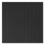Ribbed Vinyl Anti-Fatigue Mat, Rib Embossed Surface, 36 x 144, Black