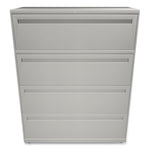 Brigade 700 Series Lateral File, 4 Legal/letter-Size File Drawers, Light Gray, 42" X 18" X 52.5"