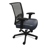 Convergence Mid-Back Task Chair, Swivel-Tilt, Supports Up To 275 Lb, 16.5" To 21" Seat Height, Navy Seat, Black Back/base