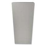Metal Bookcase, Six-Shelf, 34.5w x 12.63d x 81.13h, Light Gray