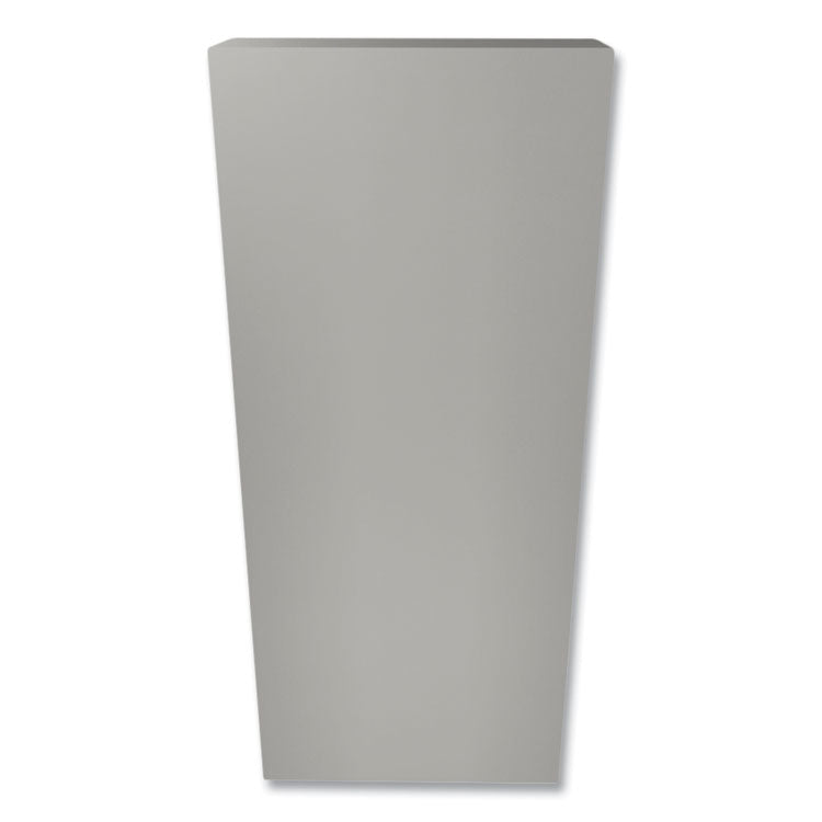 Metal Bookcase, Six-Shelf, 34.5w x 12.63d x 81.13h, Light Gray