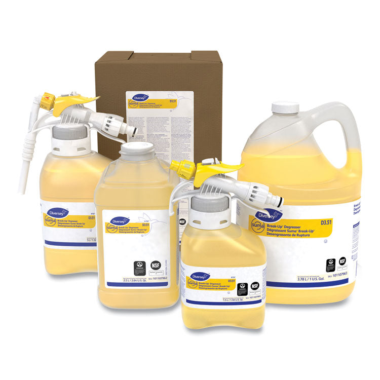 Suma Break-Up Degreaser D3.51, Characteristic Scent, 1 gal Bottle, 4/Carton