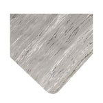 Cushion-Step Marbleized Rubber Mat, 24 x 36, Gray
