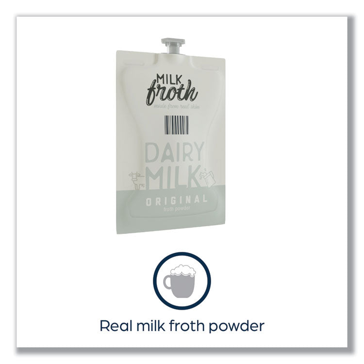 Dairy Milk Froth Powder Freshpack, 0.46 oz Pouch, 72/Carton