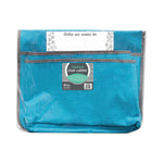 C-Line® Chair Cubbies for Most Classroom Chair Styles, Medium, 16.37" x 13.5", Fabric/Vinyl, Seaside Blue