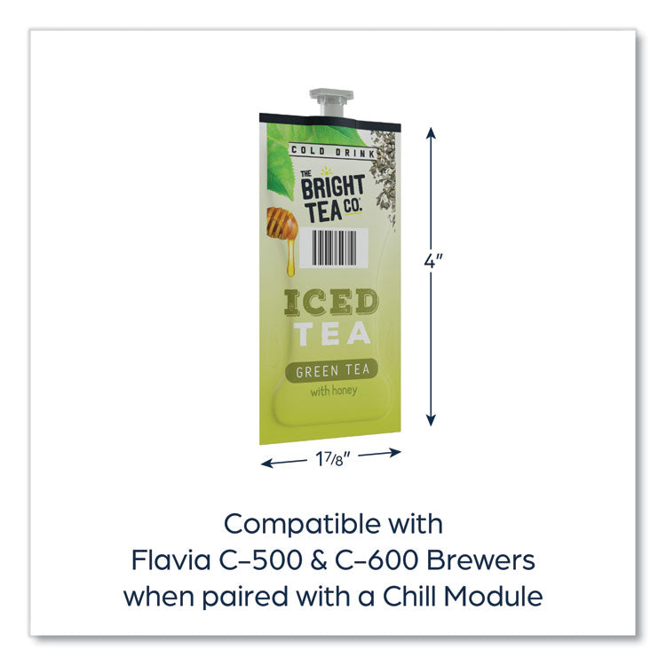 The Bright Tea Co. Iced Green Tea with Honey Freshpack, 100/Carton