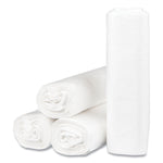 High-Density Commercial Can Liners, 33 gal, 13 mic, 33" x 40", Clear, Interleaved Roll, 25 Bags/Roll, 20 Rolls/Carton