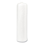High-Density Commercial Can Liners, 33 gal, 17 mic, 33" x 40", Clear, Interleaved Roll, 25 Bags/Roll, 10 Rolls/Carton