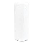 High-Density Commercial Can Liners, 55 gal, 14 mic, 36" x 60", Clear, Interleaved Roll, 25 Bags/Roll, 8 Rolls/Carton