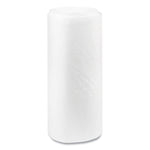 High-Density Commercial Can Liners, 60 gal, 22 mic, 38" x 60", Clear, Interleaved Roll, 25 Bags/Roll, 6 Rolls/Carton