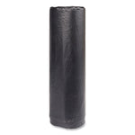High-Density Commercial Can Liners, 45 gal, 16 mic, 40" x 48", Black, Interleaved Roll, 25 Bags/Roll, 10 Rolls/Carton