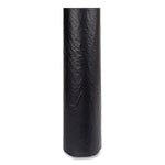 High-Density Commercial Can Liners, 56 gal, 16 mic, 43" x 48", Black, Interleaved Roll, 25 Bags/Roll, 8 Rolls/Carton