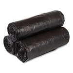 Institutional Low-Density Can Liners, 30 gal, 0.58 mil, 30" x 36", Black, Interleaved Roll, 25 Bags/Roll, 10 Rolls/Carton