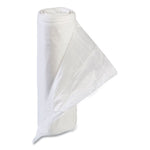 Low-Density Commercial Can Liners, 60 gal, 1.15 mil, 38" x 58", Clear, Interleaved Roll, 20 Bags/Roll, 5 Rolls/Carton