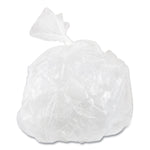 High-Density Commercial Can Liner Value Pack, 16 gal, 7 mic, 24" x 31", Clear, Interleaved Roll, 50 Bags/Roll, 20 Rolls/CT