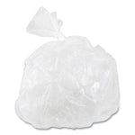 High-Density Commercial Can Liner Value Pack, 33 gal, 10 mic, 33" x 39", Clear, Interleaved Roll, 25 Bags/Roll, 20 Rolls/CT
