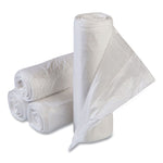High-Density Commercial Can Liner Value Pack, 55 gal, 11 mic, 36" x 58", Clear, Interleaved Roll, 25 Bags/Roll, 8 Rolls/CT