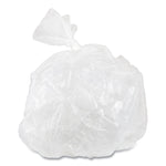 High-Density Commercial Can Liner Value Pack, 60 gal, 14 mic, 38" x 58", Clear, Interleaved Roll, 25 Bags/Roll, 8 Rolls/CT