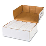 High-Density Commercial Can Liner Value Pack, 60 gal, 14 mic, 43" x 46", Clear, Interleaved Roll, 25 Bags/Roll, 8 Rolls/CT