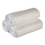 High-Density Commercial Can Liner Value Pack, 60 gal, 14 mic, 43" x 46", Clear, Interleaved Roll, 25 Bags/Roll, 8 Rolls/CT